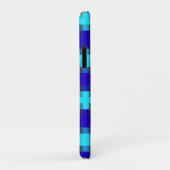 Blue Horizon: Geruite Patroon In Vier Blauwtonen, Case-Mate iPhone Case (Achterkant/rechts)