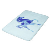 Blue Horse Bath Mat Modern (Gekanteld)