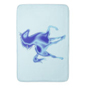 Blue Horse Bath Mat Modern (Voorkant Verticaal)