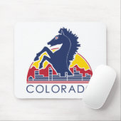 Blue Horse Colorado Logo Muismat (Met muis)