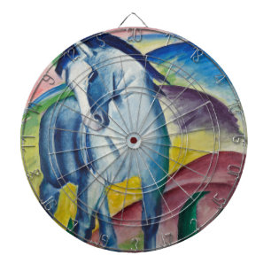Blue Horse (Cute Animal) (door Marc Franz) Dartbord