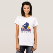Blue Horse Denver Logo T-shirt (Voorkant volledig)
