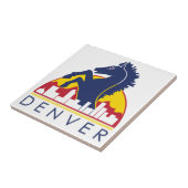 Blue Horse Denver Tegeltje (Zijkant)