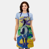 Blue Horse gepersonaliseerd cadeau Schort (Gedragen)