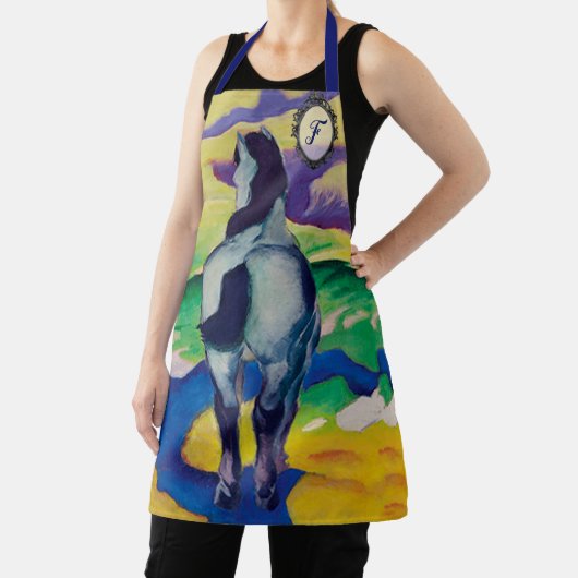 Blue Horse gepersonaliseerd cadeau Schort (Insitu)