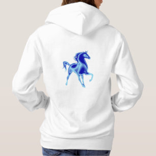 Blue Horse Hoodie - Schilderen