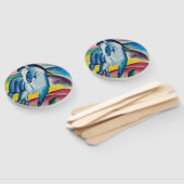 Blue Horse I van Franz Marc Canvas tas Handwaaier (Niet-gemonteerd)