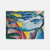 Blue Horse I van Franz Marc Fleece Deken (Voorkant (Horizontaal))