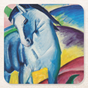 Blue Horse I van Franz Marc Kartonnen Onderzetters