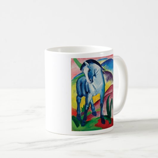 Blue Horse I van Franz Marc Koffiemok (Voorkant rechts)