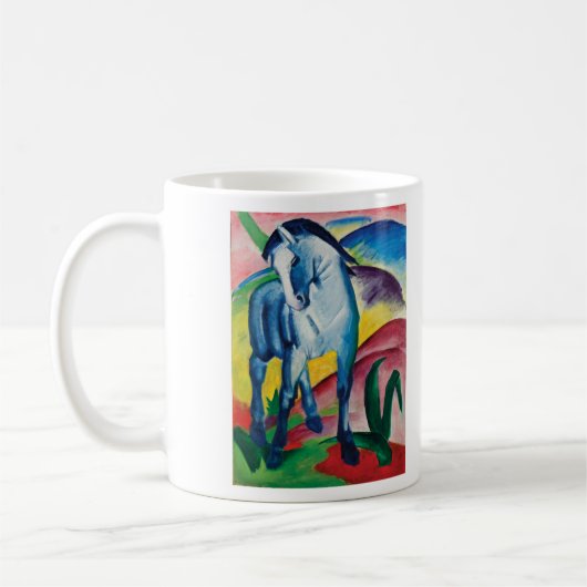 Blue Horse I van Franz Marc Koffiemok (Links)