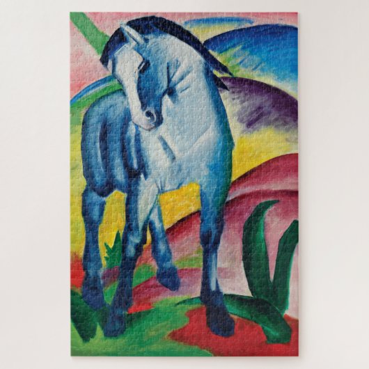 Blue Horse I van Franz Marc Legpuzzel (Verticaal)