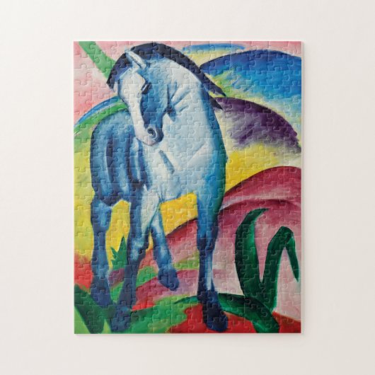 Blue Horse I van Franz Marc Legpuzzel (Verticaal)