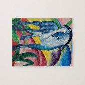 Blue Horse I van Franz Marc Legpuzzel (Horizontaal)