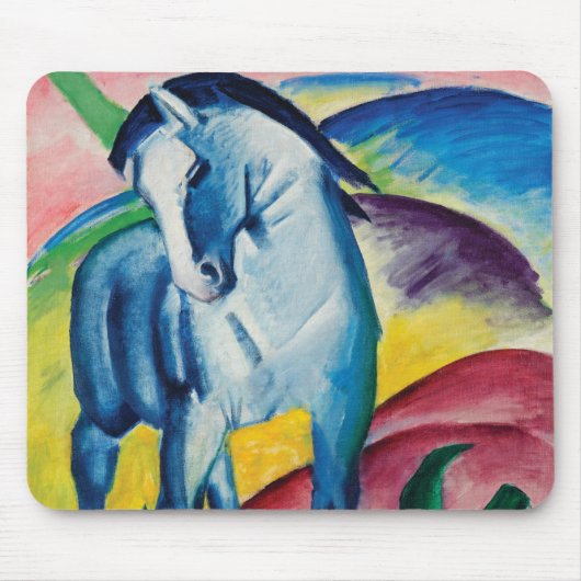 Blue Horse I van Franz Marc Muismat (Voorkant)