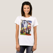 Blue Horse I van Franz Marc T-shirt (Voorkant volledig)