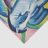 Blue Horse I van Franz Marc Tissuepapier (Detail)