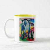Blue Horse I van Franz Marc Tweekleurige Koffiemok (Links)