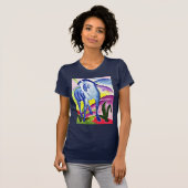 Blue Horse I van Marc Franz T-shirt (Voorkant volledig)