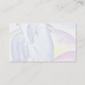 Blue Horse I van Marc Franz Visitekaartje (Achterkant)