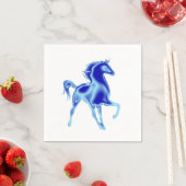 Blue Horse Napkins Servet (Insitu)
