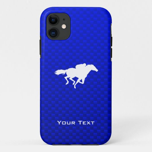 Blue Horse Racing Case-Mate iPhone Case (Achterkant)