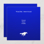 Blue Horse Racing Kaart (Voorkant / Achterkant)