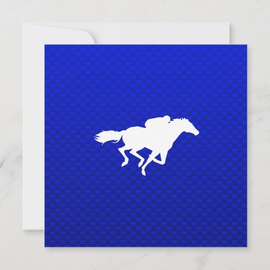 Blue Horse Racing Kaart (Achterkant)