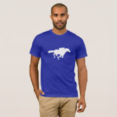 Blue Horse Racing T-shirt (Voorkant volledig)