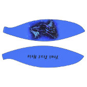 Blue Horse Running at Sterrennacht - aangepaste te Basketbal (Panelen)