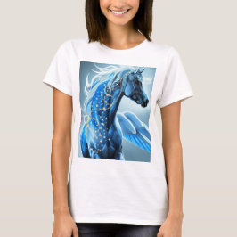 blue horse t-shirt