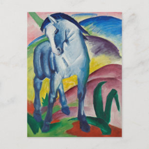 Blue Horse van Franz Marc,  Kunst Briefkaart