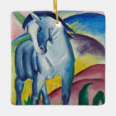 Blue Horse van Franz Marc,  Kunst Keramisch Ornament (Voorkant)