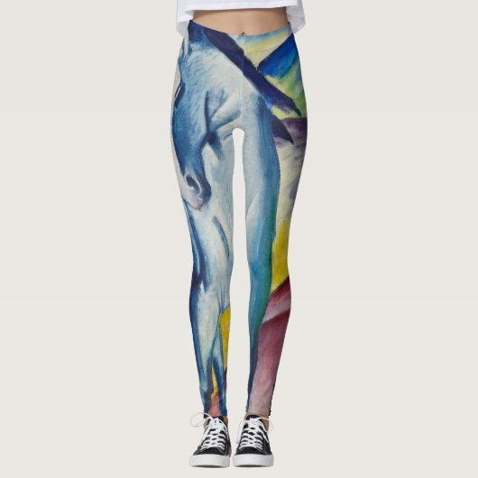 Blue Horse van Franz Marc,  Kunst Leggings (Voorkant)