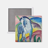 Blue Horse van Franz Marc, Kunst Magneet (Voorkant / Achterkant)
