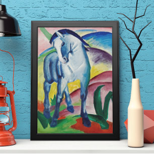 Blue Horse van Franz Marc,  Kunst Poster