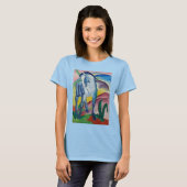 Blue Horse van Franz Marc,  Kunst T-shirt (Voorkant volledig)