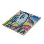 Blue Horse van Franz Marc,  Kunst Tegeltje (Zijkant)