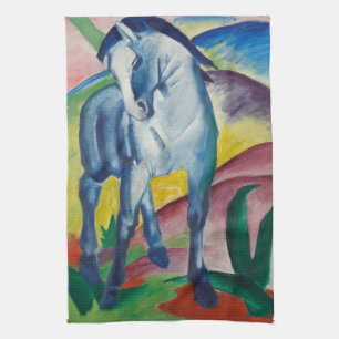 Blue Horse van Franz Marc, Kunst Theedoek