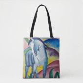 Blue Horse van Franz Marc, Kunst Tote Bag (Voorkant)
