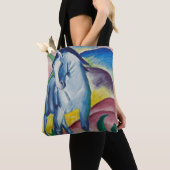 Blue Horse van Franz Marc, Kunst Tote Bag (Dichtbij)