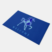 Blue Horse - Welkom Deurmat (Schuin)