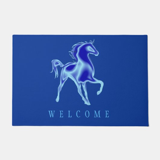 Blue Horse - Welkom Deurmat (Voorkant)