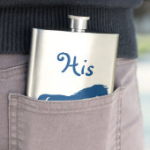 Blue Horse "Zijne" fles Heupfles (Voorbeeld)