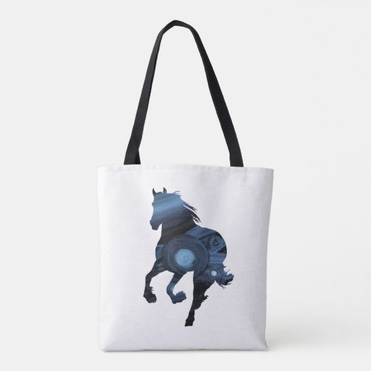 Blue Horses tas (Achterkant)