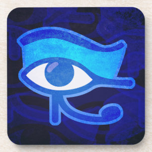 Blue Horus Eye-Onderzetter Bier Onderzetter