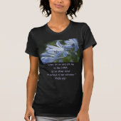 Blue Hosta Trumpets T-shirt (Voorkant)