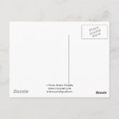 Blue Hostas Briefkaart (Achterkant)