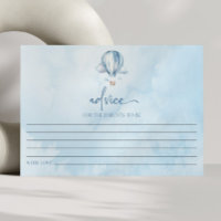 Blue Hot Air Ballon Baby shower