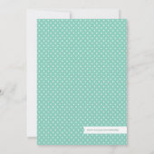 Blue Hot Air Ballon doop uitnodiging (Achterkant)